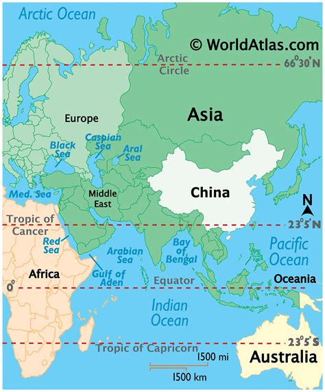 which continent is china on